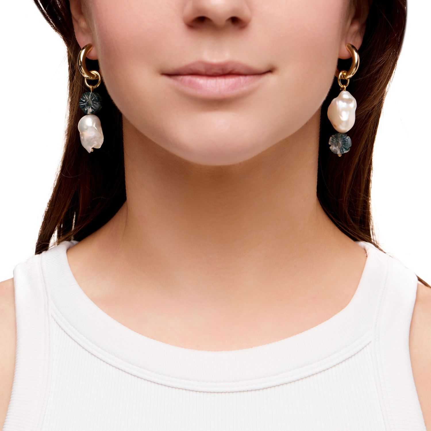 Серьги/подвески на купальник Spainish Passion Earrings - Green