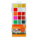 Акварель медовая 24 цвета без кисти "Оранжевое солнце" (Гамма)