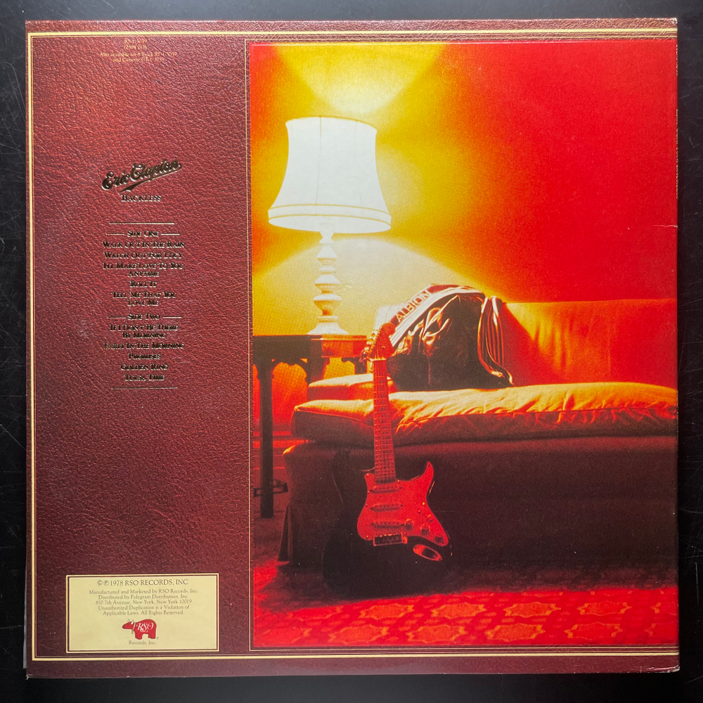 Eric Clapton ‎– Backless (США 1978г.)