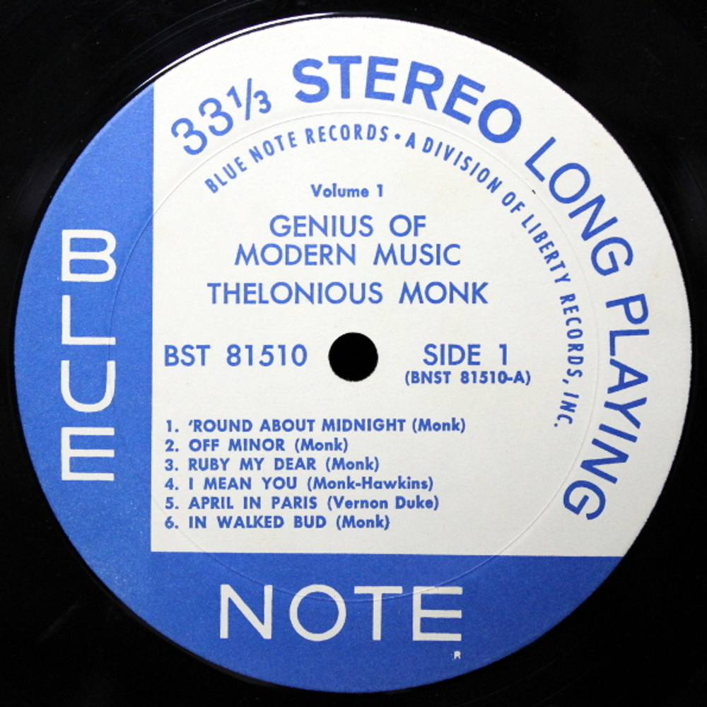 Thelonious Monk / Genius Of Modern Music Vol. 1 (LP)