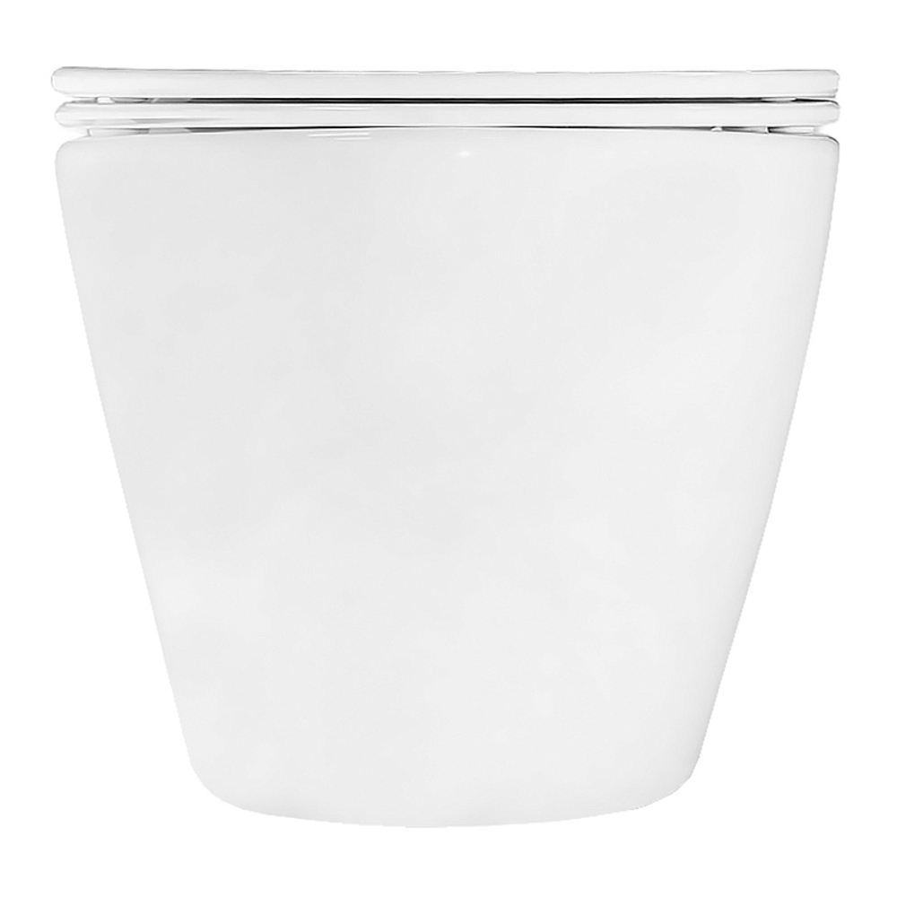 Унитаз подвесной Azario BONELLE 345х490х350 безободковый, смыв "Торнадо", с быстросъемным сиденьем микролифт (AZ-2801E)