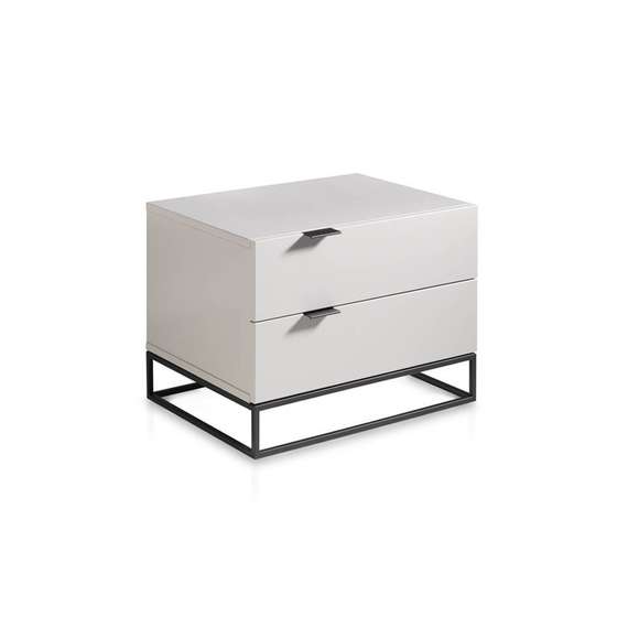 Прикроватная тумбочка Angel Cerda Estetico 7004, жемчужно-серая