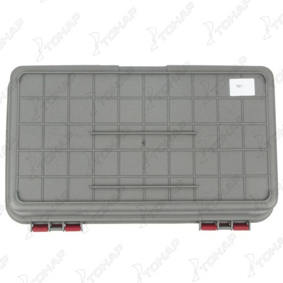 Ящик рыболова Helios двухполочный красный