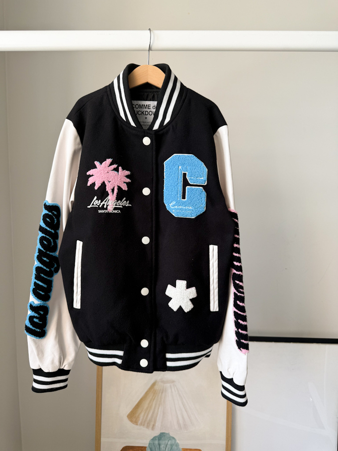 Комбинированный бомбер Comme des Fuckdoun, XS