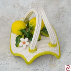 Композиция "Сумка" Orgia Лимоны 25 см