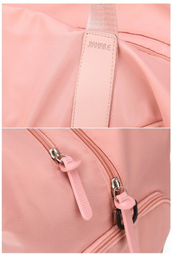 Сумка спортивная дорожная, розовая 43*26*30см