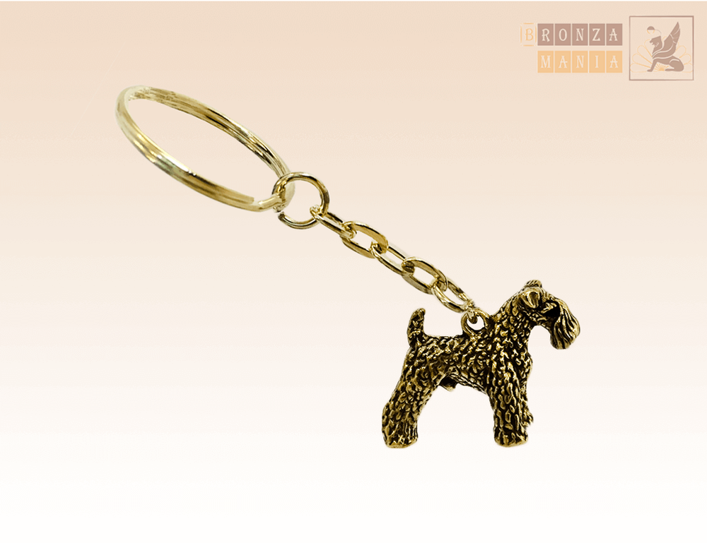 брелок Собака Керри-блю-терьер