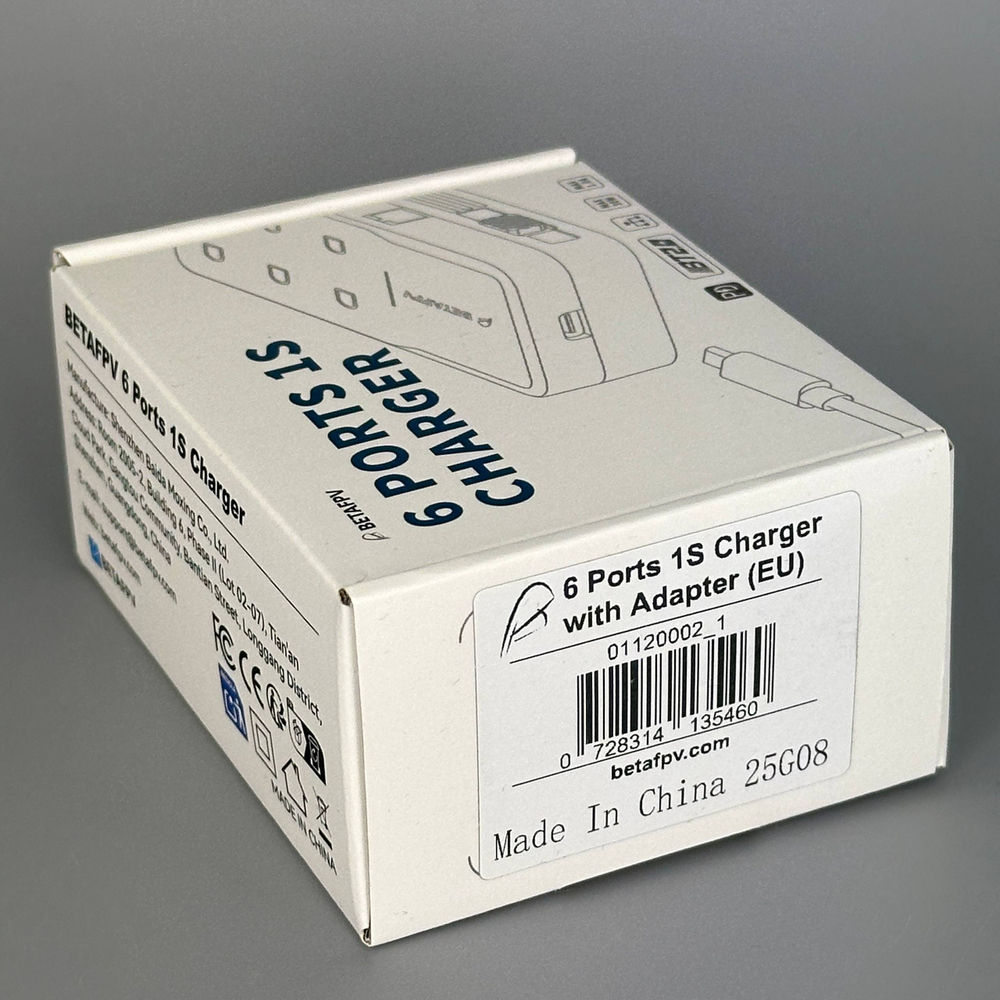 Зарядное устройство Betafpv 6 портов 1S (С блоком питания)
