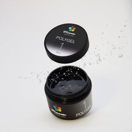 Bloom PolyGel - Полигель для наращивания ногтей №1 Прозрачный, 30мл