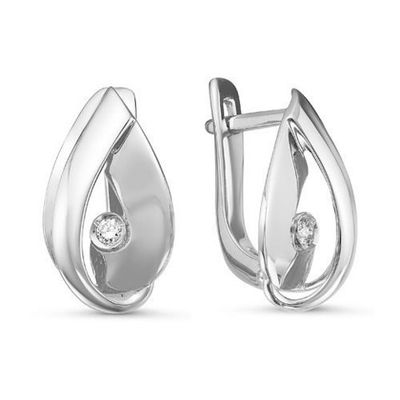 Серьги Au 585 (БР121056б)