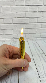 Зажигалка "Пуля" золотистая