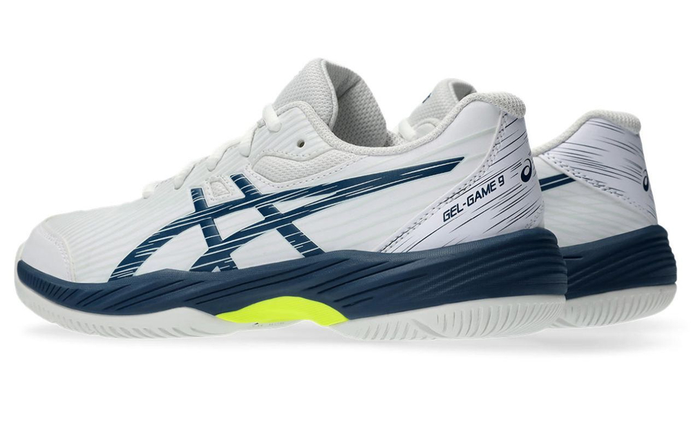 детские Кроссовки теннисные Asics Gel-Game 9 GS - белый