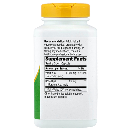 Nature's Way, Витамин C с шиповником, 250 капсул