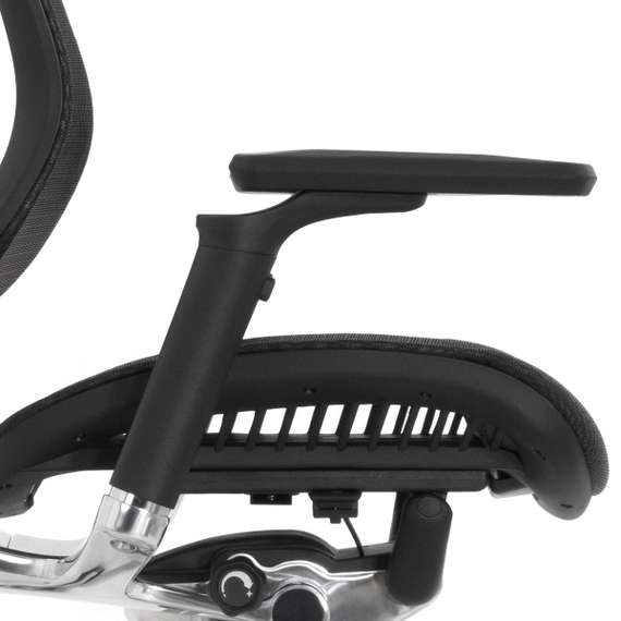 Кресло EXPERT 2 STAR HSTM 01(подлокотник 6D(360), подголовник 5D, сетка черная / каркас черный)