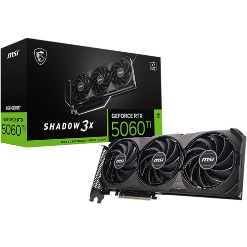 Видеокарта MSI GeForce RTX 5060 Ti SHADOW 3X OC CLASSIC 8GB (G506T-8S3CA)
