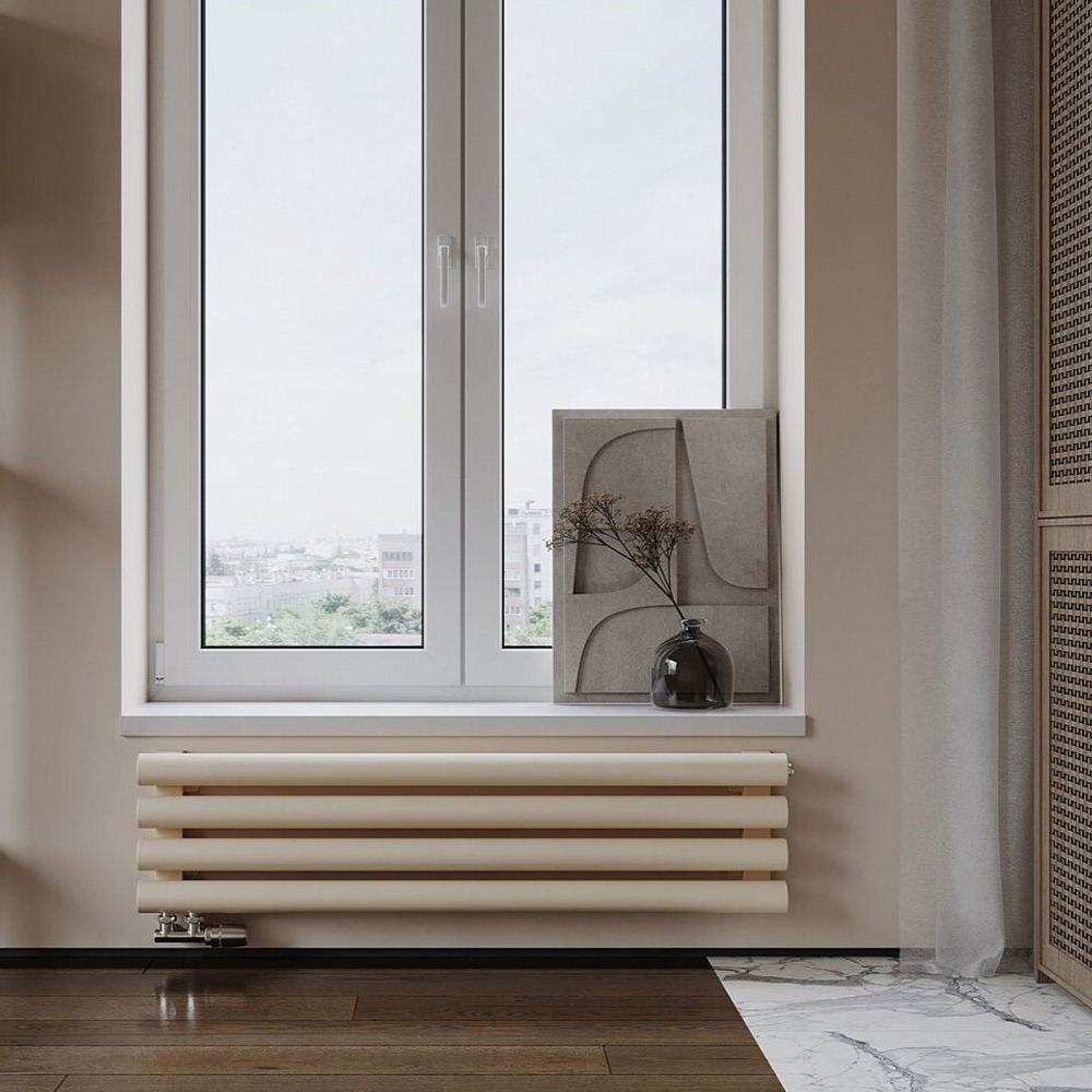 Радиатор трубчатый Guardo Torre 6D-1500-04 NK-GOR-L R1015(M) бежевый матовый