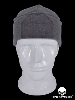 Шапка флисовая EmersonGear Fleece Velcro Watch Cap (EM8542B). серая