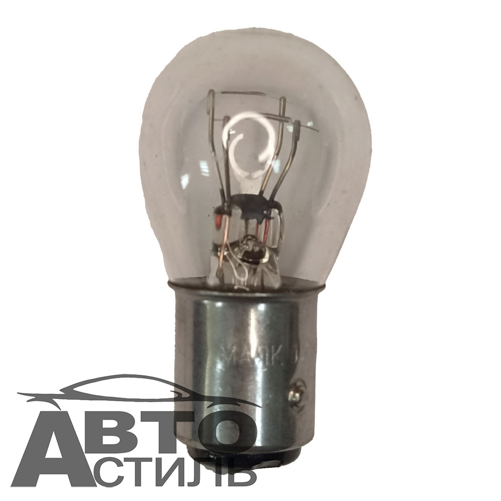 Автолампа  Р 12-21+5 (P21/5W) 2конт (BAY15d) Маяк #61215 шт