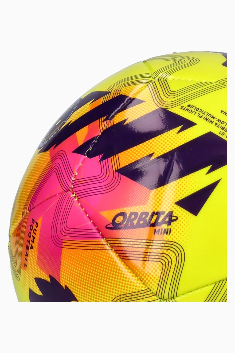 Футбольный мяч Puma Orbita Lights Premier League размер 1/Mini - желтый