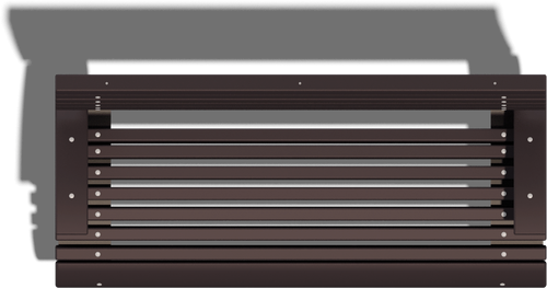 Диван парковый Будапешт, длина 1,4м