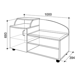Тумба для прихожей «Хит»