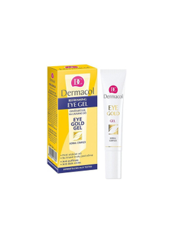 Dermacol Gold - освежающий гель против отечности и темных кругов /   15  ml  / GTIN 8595003917605