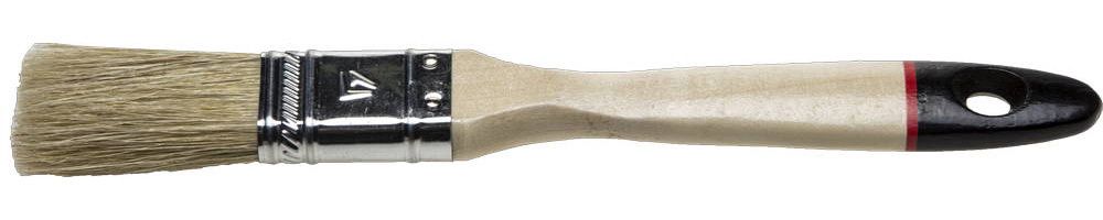 Кисть плоская STAYER ″UNIVERSAL-EURO″, светлая натуральная щетина, деревянная ручка, 20мм