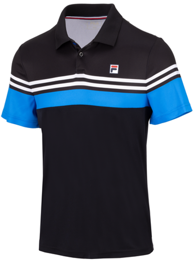 Мужское теннисное поло Fila Paul Polo - black