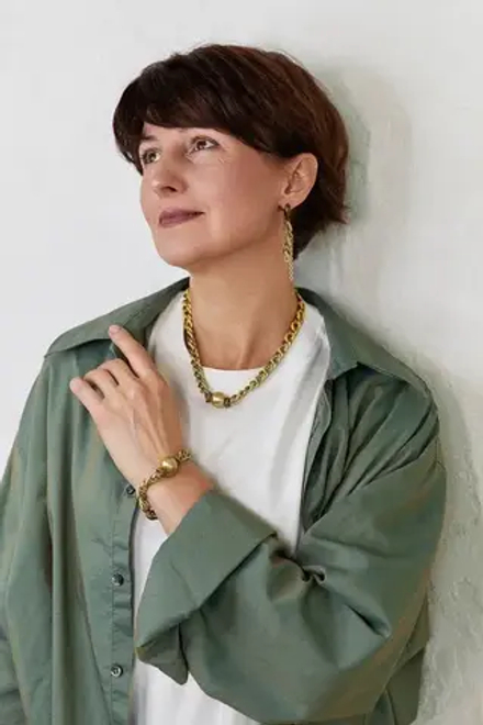 HMG 1332 Enamel chain olive браслет арт.1190