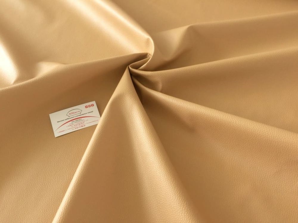 Искусственная кожа Гермес 08 темно-бежевая