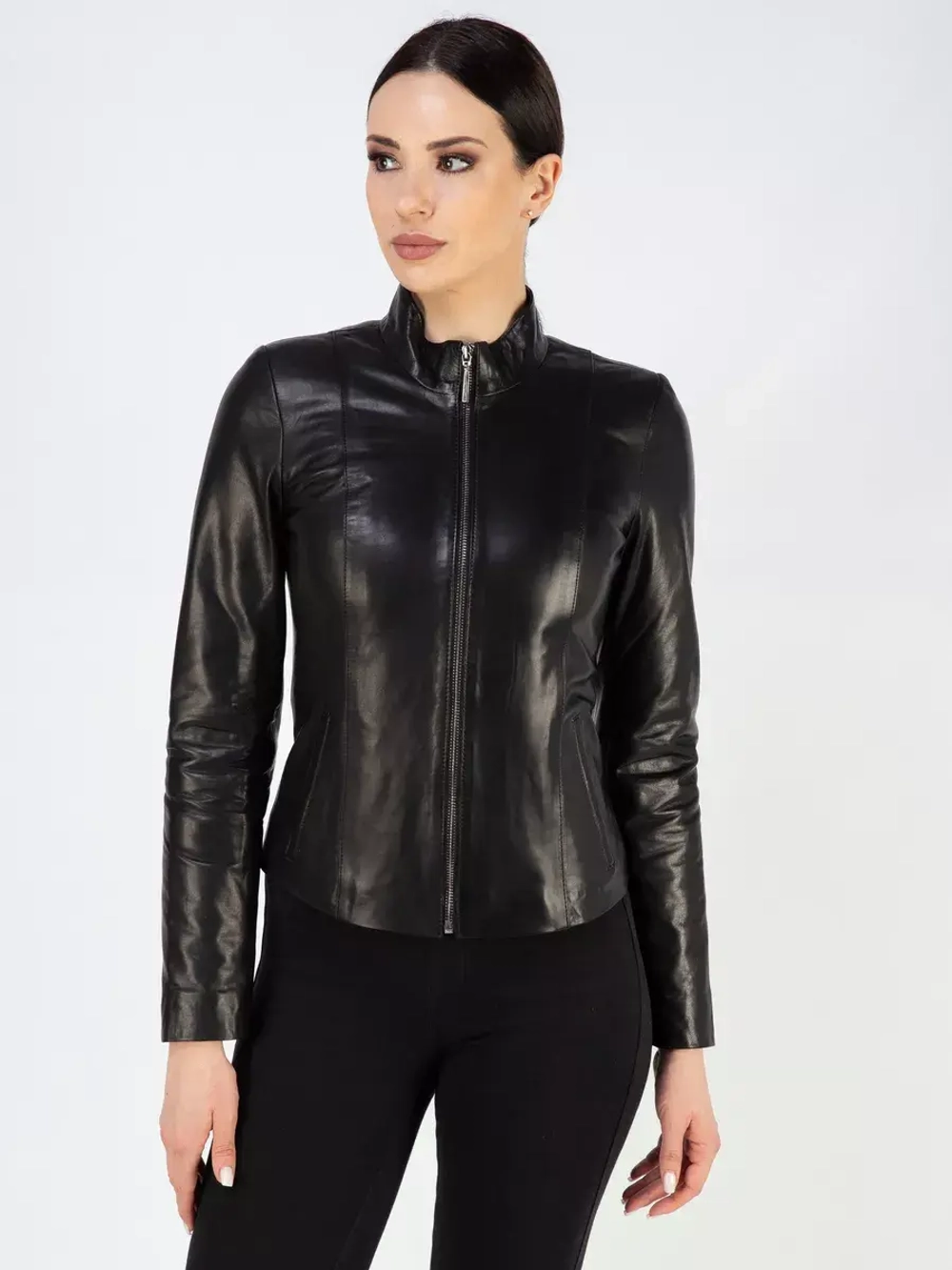 Кожаная куртка демисезонная