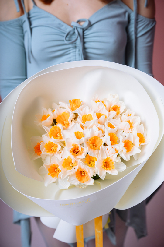 Букет Персик в сливках