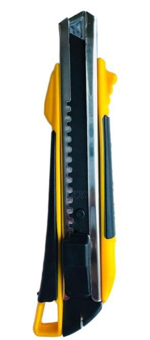 Нож пистолетный 18мм  /рез.-пласт.корп, мет.ведом, автофикс., автом, толщ 0,5мм   NAGAN   032