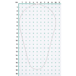 Цепь из белого золота (плетение якорное) Артикул: 21-0811-040-1120-17