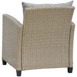 Плетеный комплект мебели с диваном AFM-804B Beige-Grey