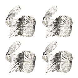 GAEM Набор из 4-х колец для салфеток, L11 W4,5 H11 см