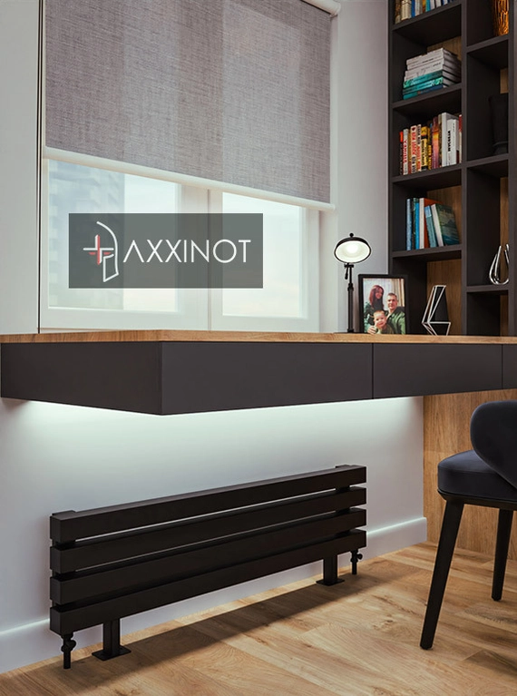 Axxinot Verde ZN 900 - напольный трубчатый радиатор шириной 900 мм