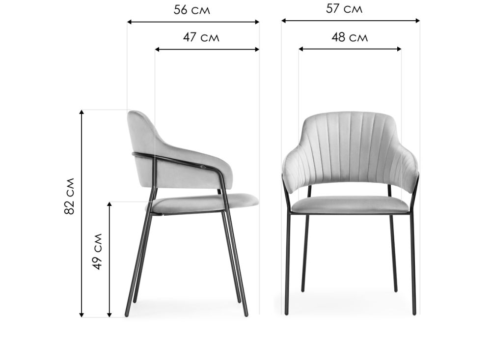 Стул на металлокаркасе Инклес желтый / черный глянец