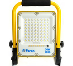 Прожектор LED переносной ll-950 30Вт 6400К 500Лм с ЗУ (аккумуляторный 10ч работы) IP66 Feron 48675