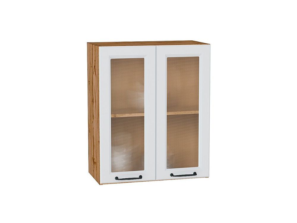 Шкаф верхний с 2-мя остекленными дверцами Ницца