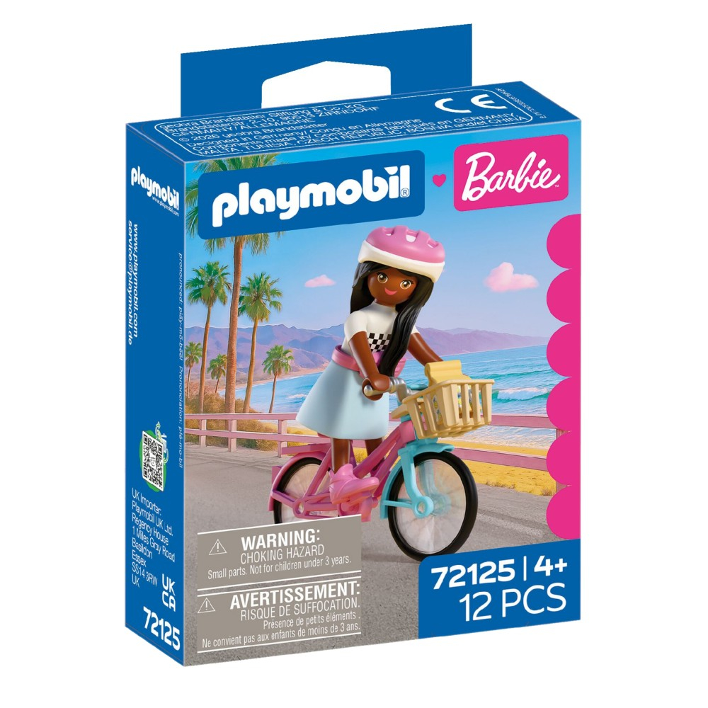 Playmobil 72125 x Barbie Бруклин на велосипеде 12 деталей — фото 1
