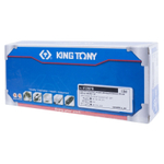 KING TONY (4128PR) Набор торцевых насадок 1/2", SPLINE, M5-M16, 8 предметов