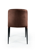 Стул Albert (Альберт), бархат коричневый 12