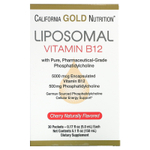 California Gold Nutrition, Липосомальный витамин B12, 30 пакетиков по 5 мл (0,17 жидк. унции)