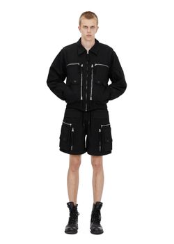 MULTIP cargo shorts black