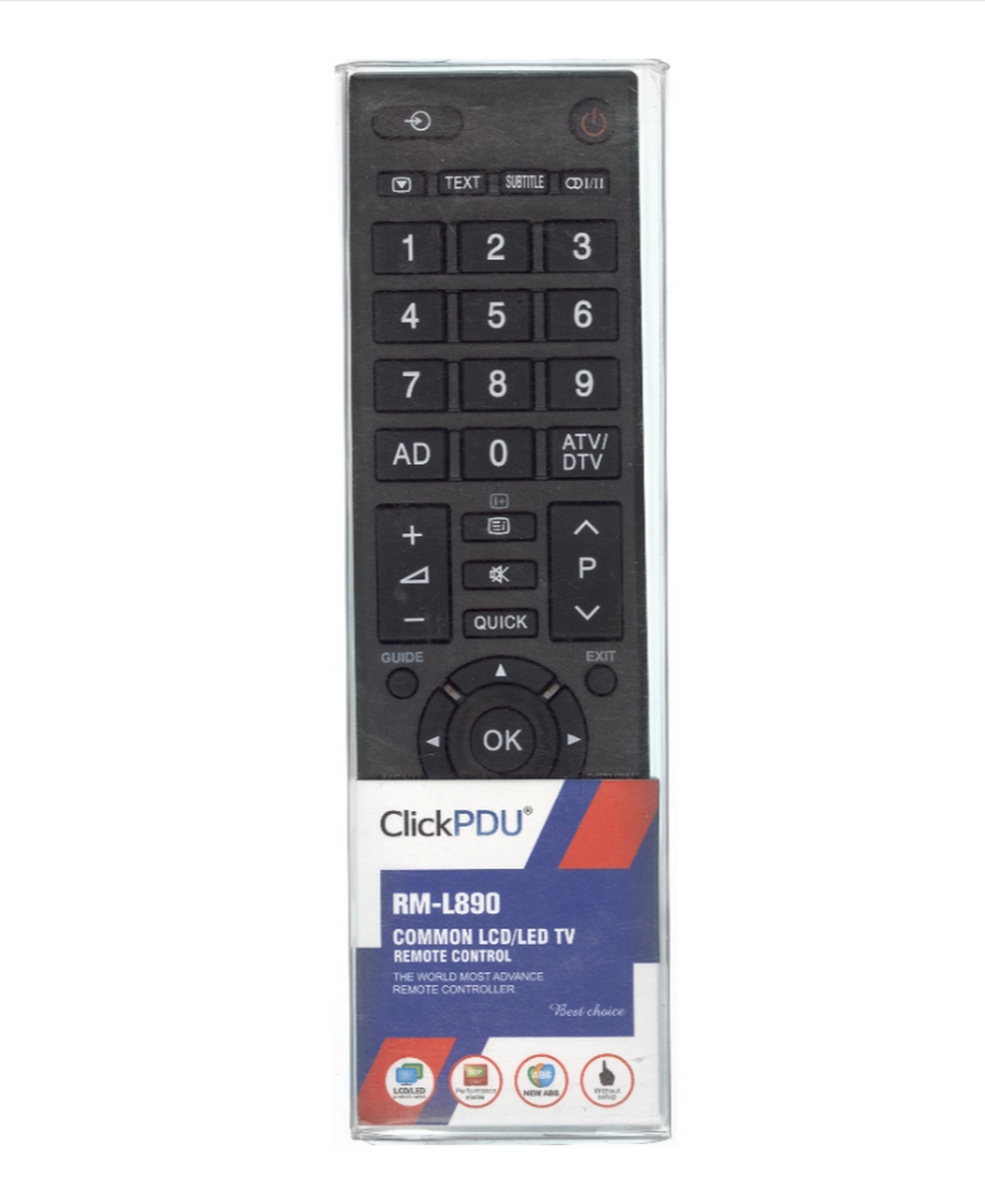 Пульт для Toshiba RM-L890 универсальный для ТВ ClickPdu