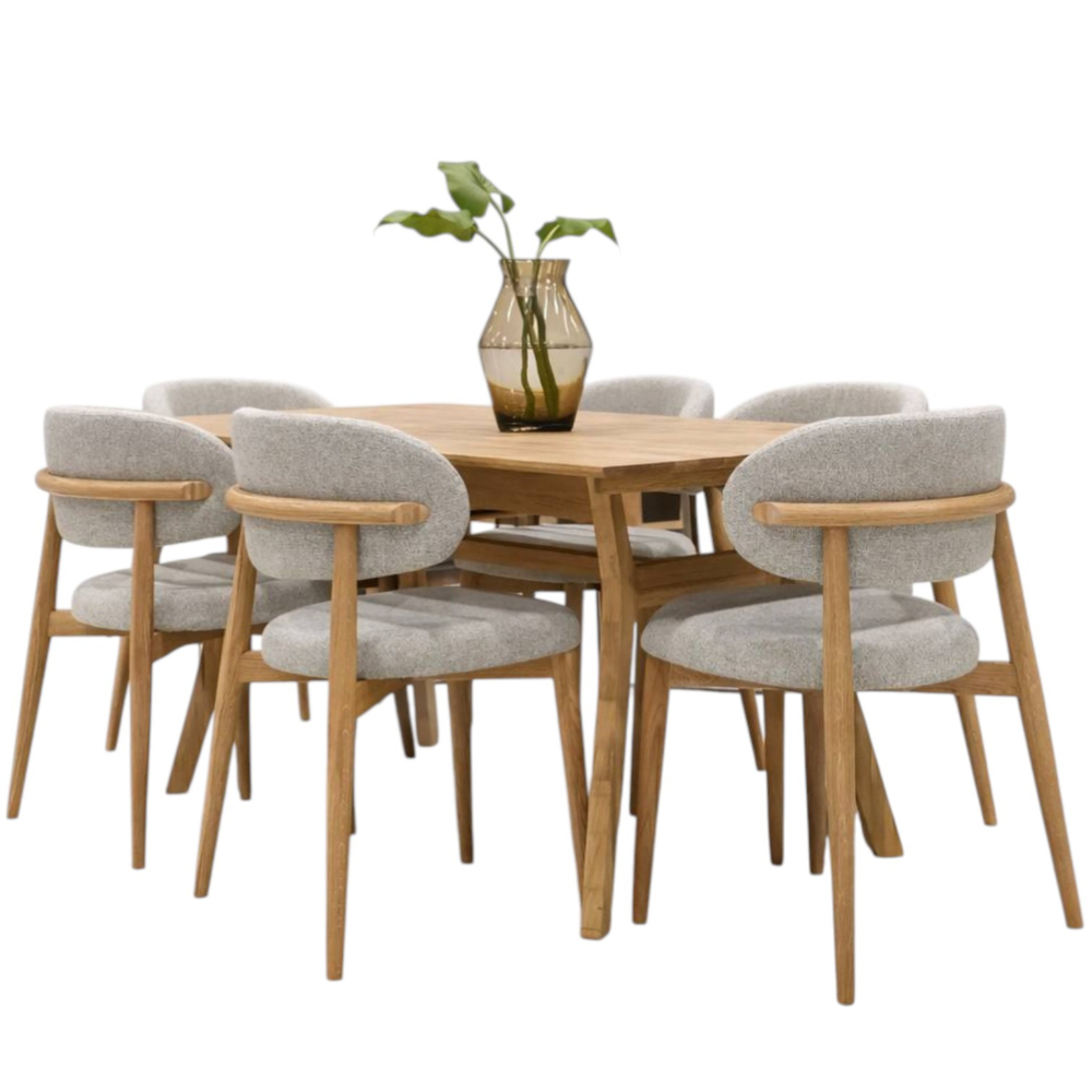 Обеденная группа "Стол «Хельсинки» 1700/2100 и стулья «Джой»"