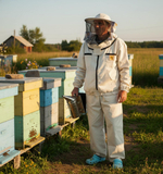 Куртка пчеловода (х.б.двунитка) на молнии с сеткой, РФ