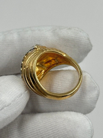 Кольцо с кристаллами