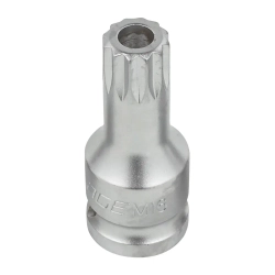 Головка-бита SPLINE с отверстием M16 (L-60мм)1/2'' Forsage F-24806016B